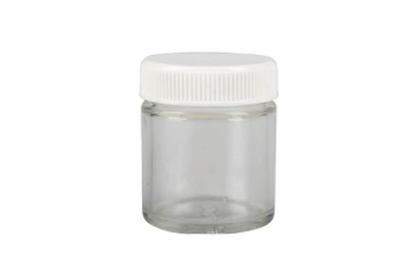 120ml Clear Glass Cosmetic Jar & Lid