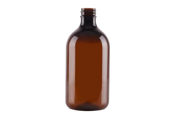 500ml Amber PET Boston Bottle