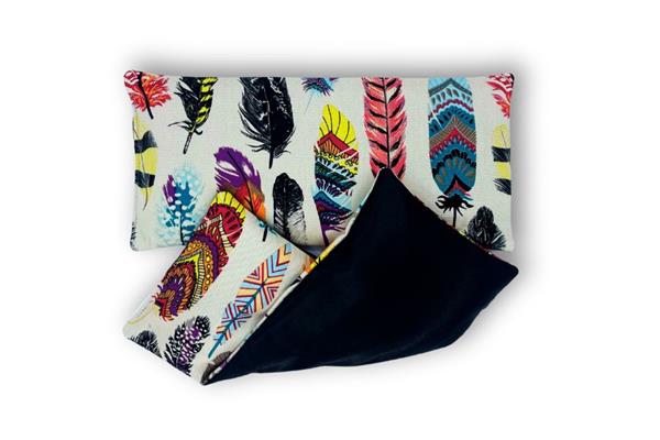 Eye Pillow - Feather Black