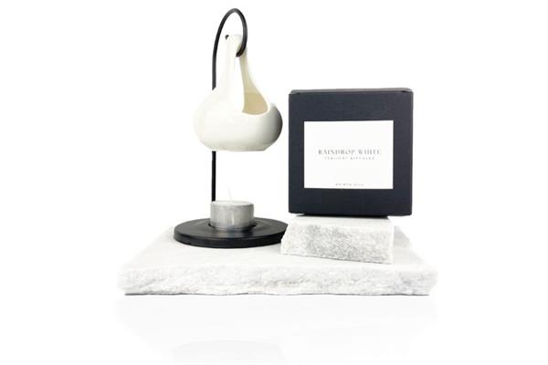 Raindrop White Tealight Diffuser