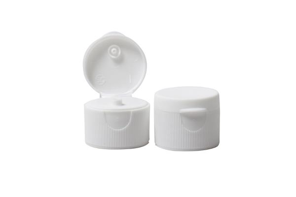 White Flip Top Cap to fit 50/100/200 & 250ml PET Boston Bottles